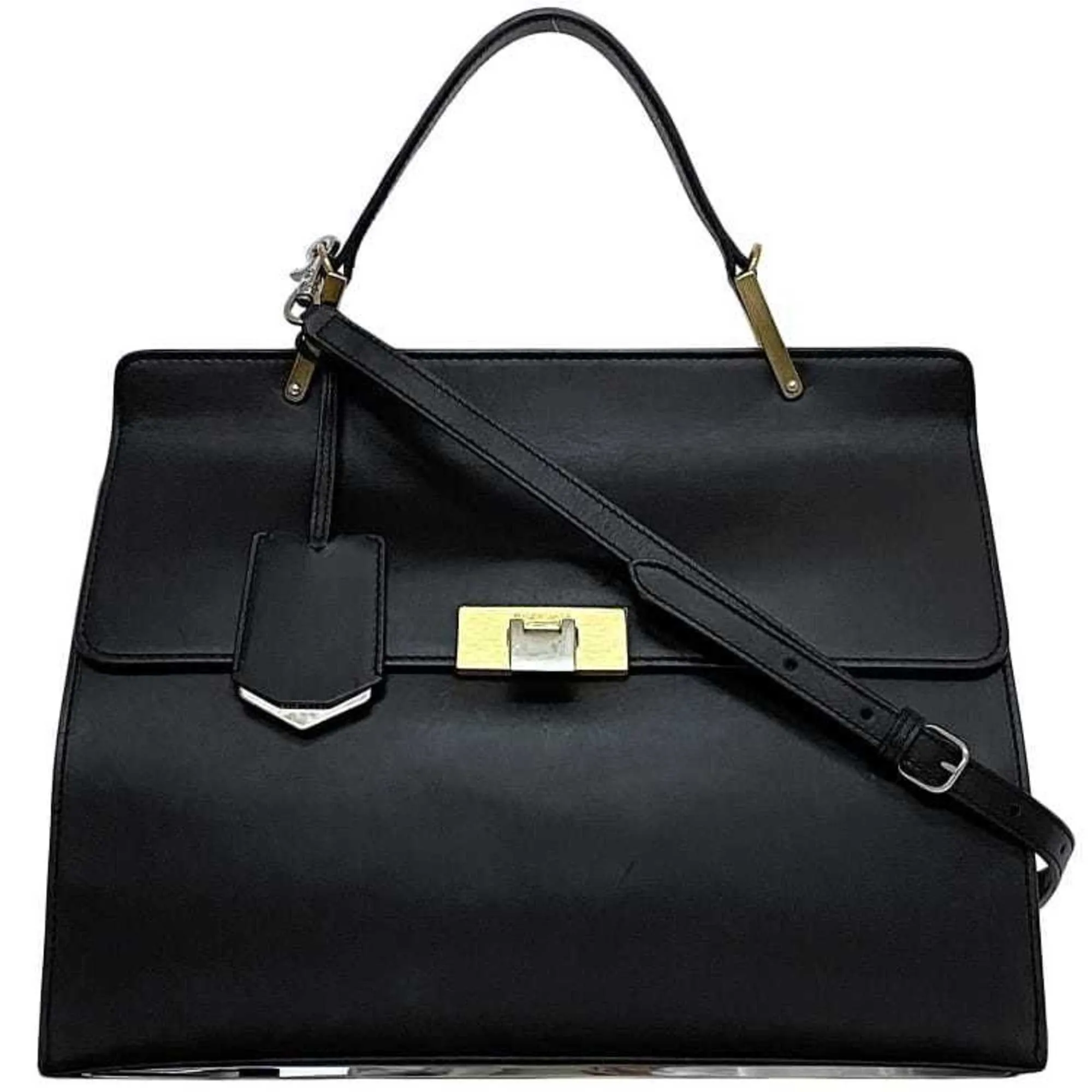 Balenciaga Le Dix Black Leather Bag