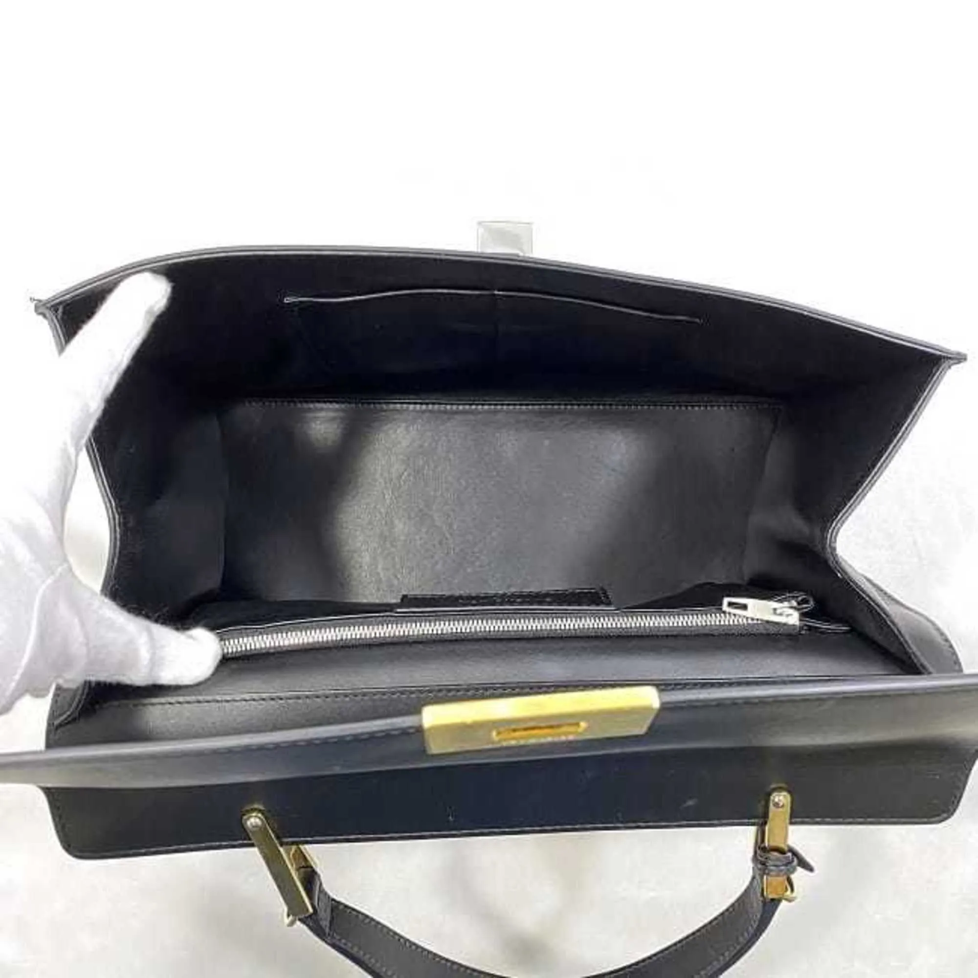 Balenciaga Le Dix Black Leather Bag