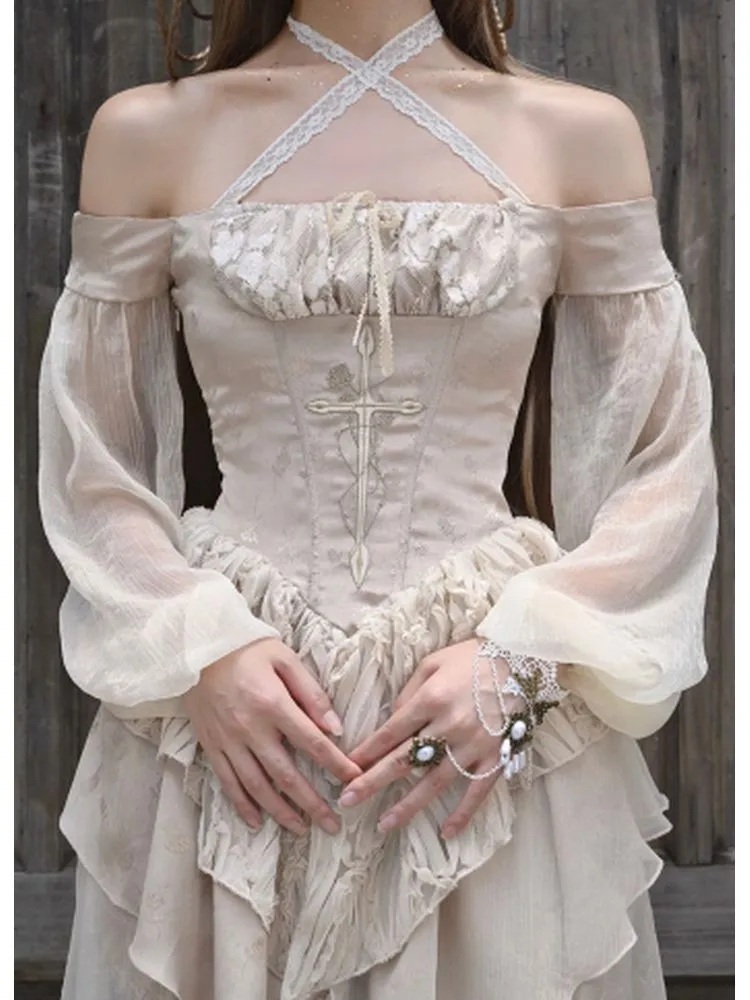 Ballet Classical Ornate Embroidery Dress【s0000002692】