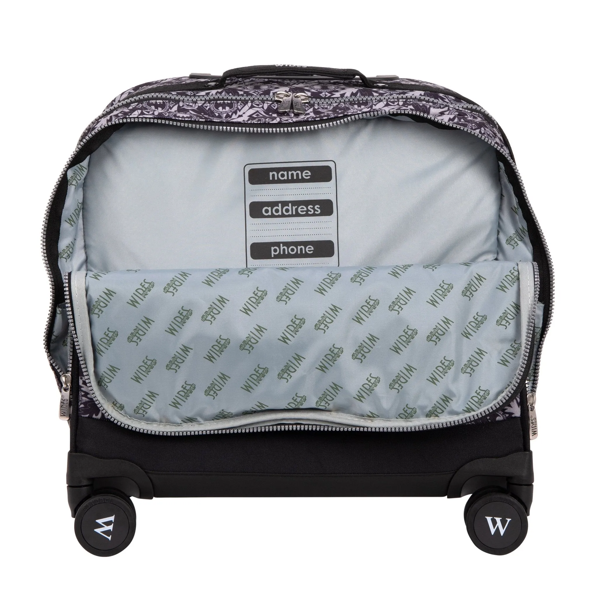Bat School Bag Trolley Set of 4(Lunch Bag & Pencil Case) Lunch Box