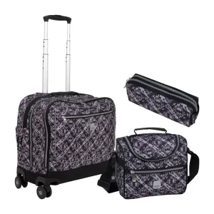 Bat School Bag Trolley Set of 4(Lunch Bag & Pencil Case) Lunch Box