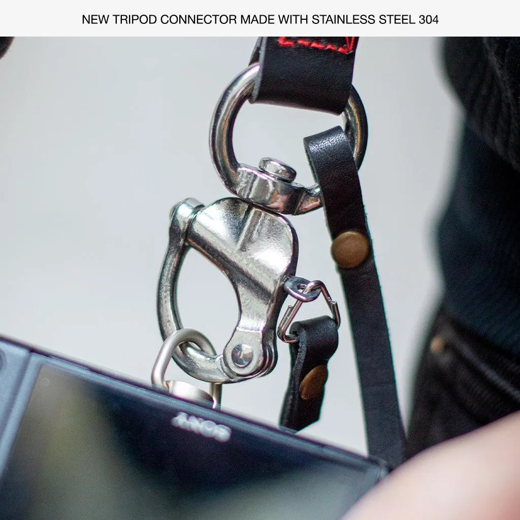 Berlin #602 - Brown sling leather camera strap