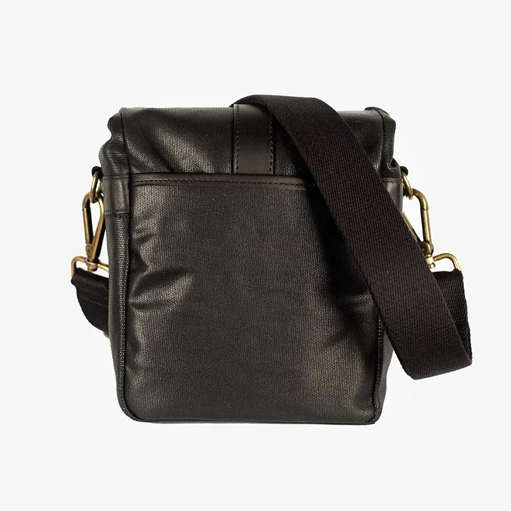 Berlin Black Waxed Canvas Camera Bag