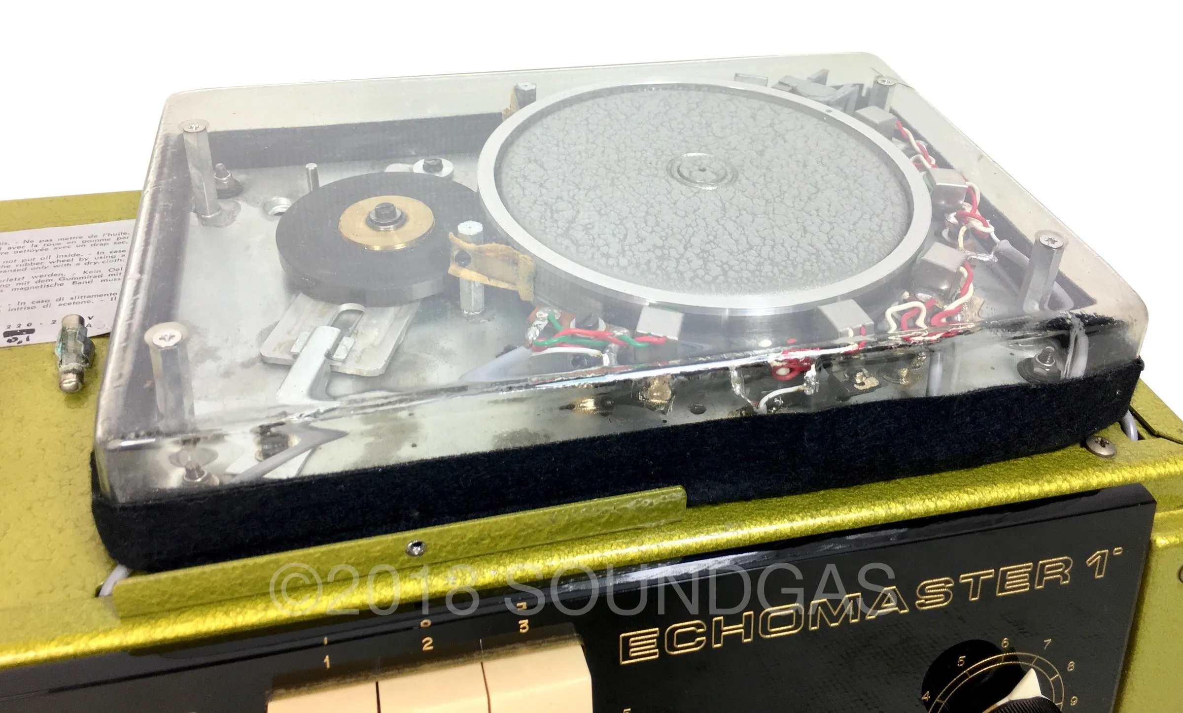 Binson/Sound City Echomaster 1º - super-slow varispeed mod