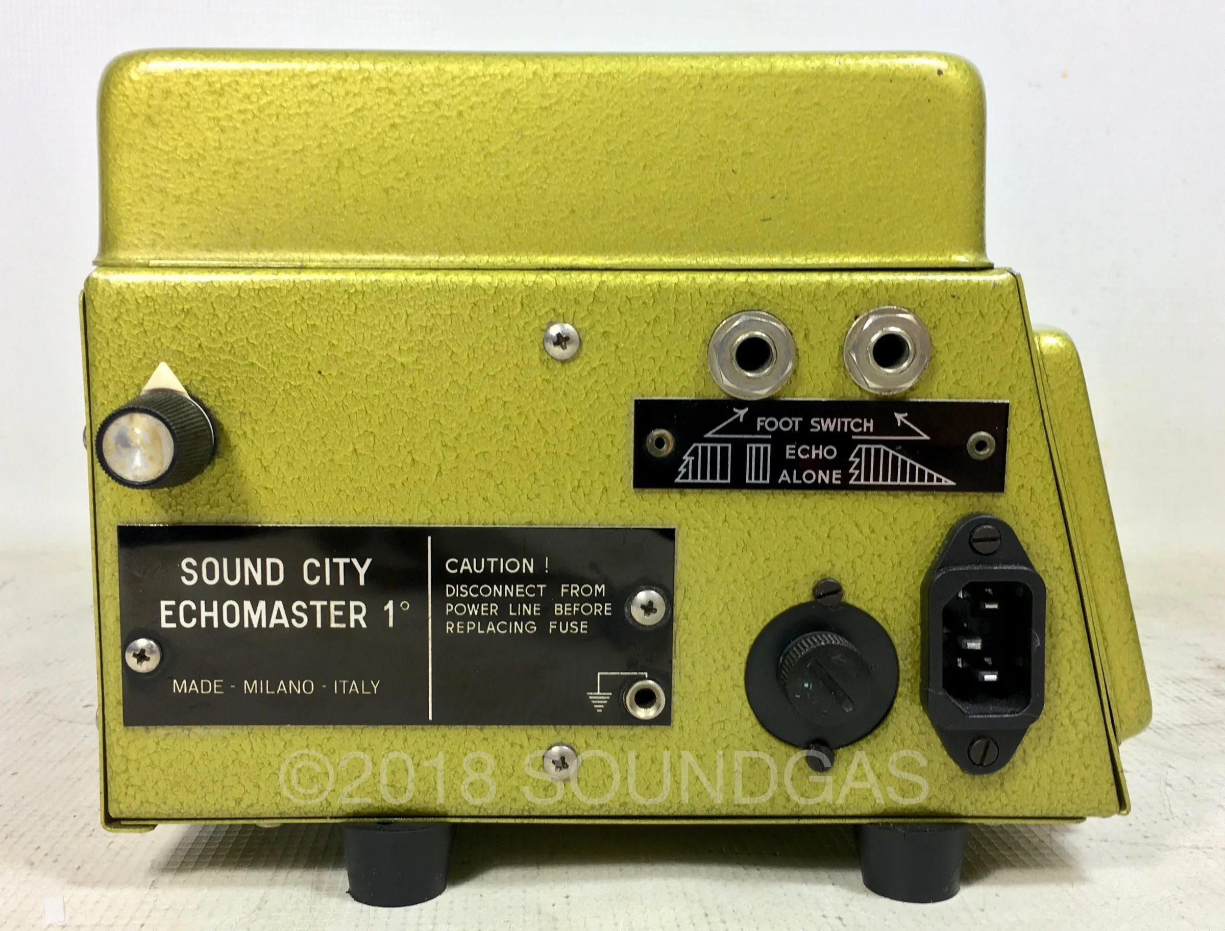 Binson/Sound City Echomaster 1º - super-slow varispeed mod