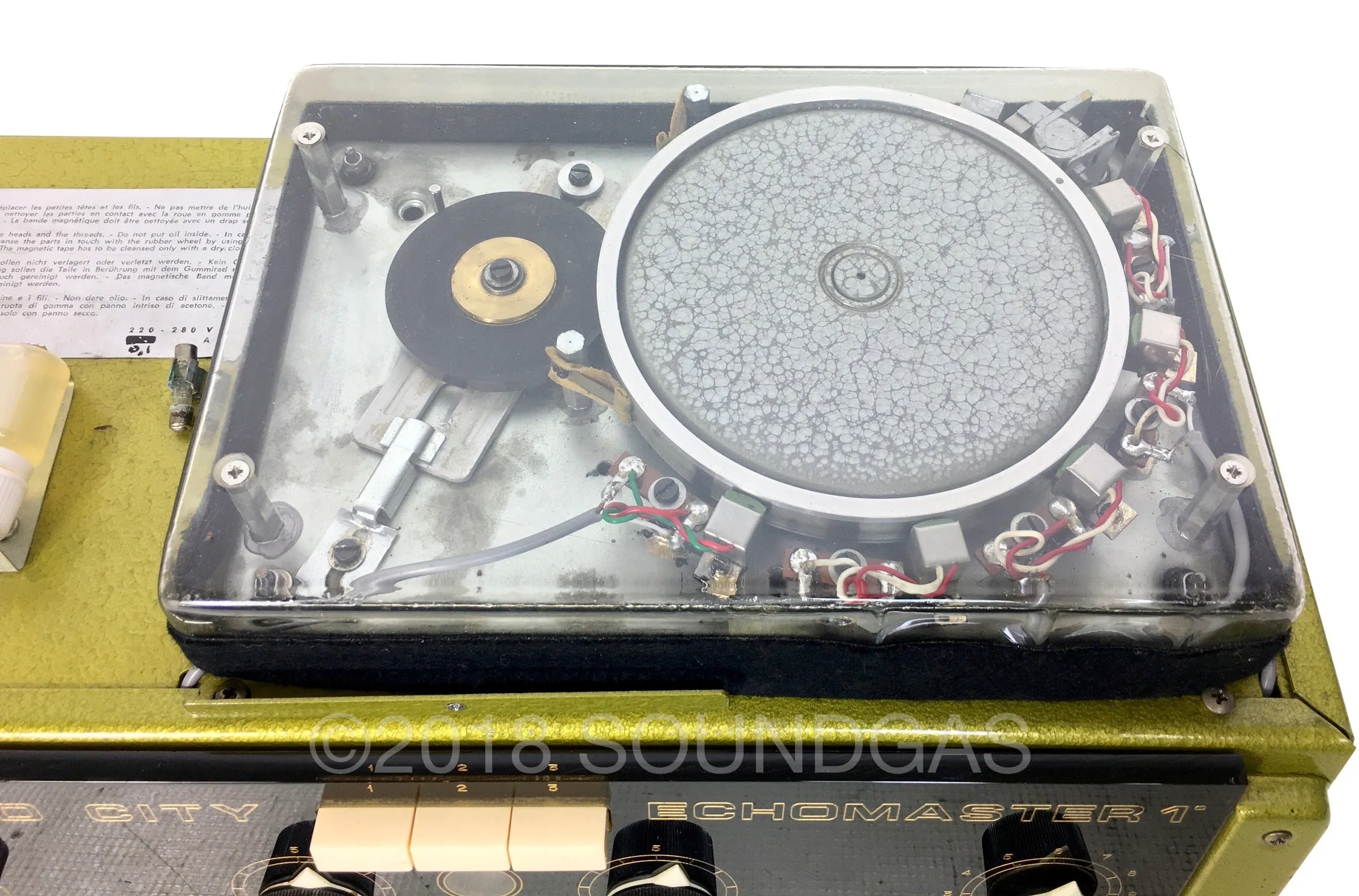 Binson/Sound City Echomaster 1º - super-slow varispeed mod
