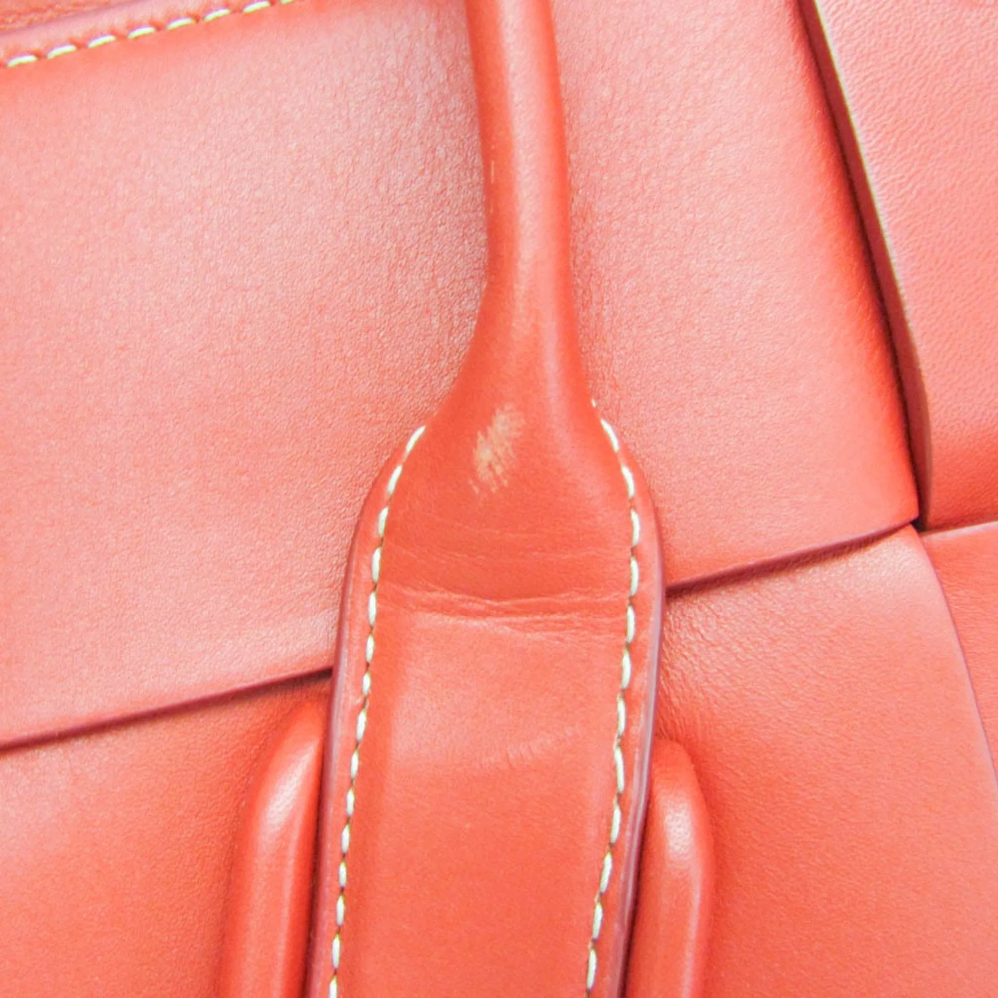 Bottega Veneta Arco Red Leather Bag