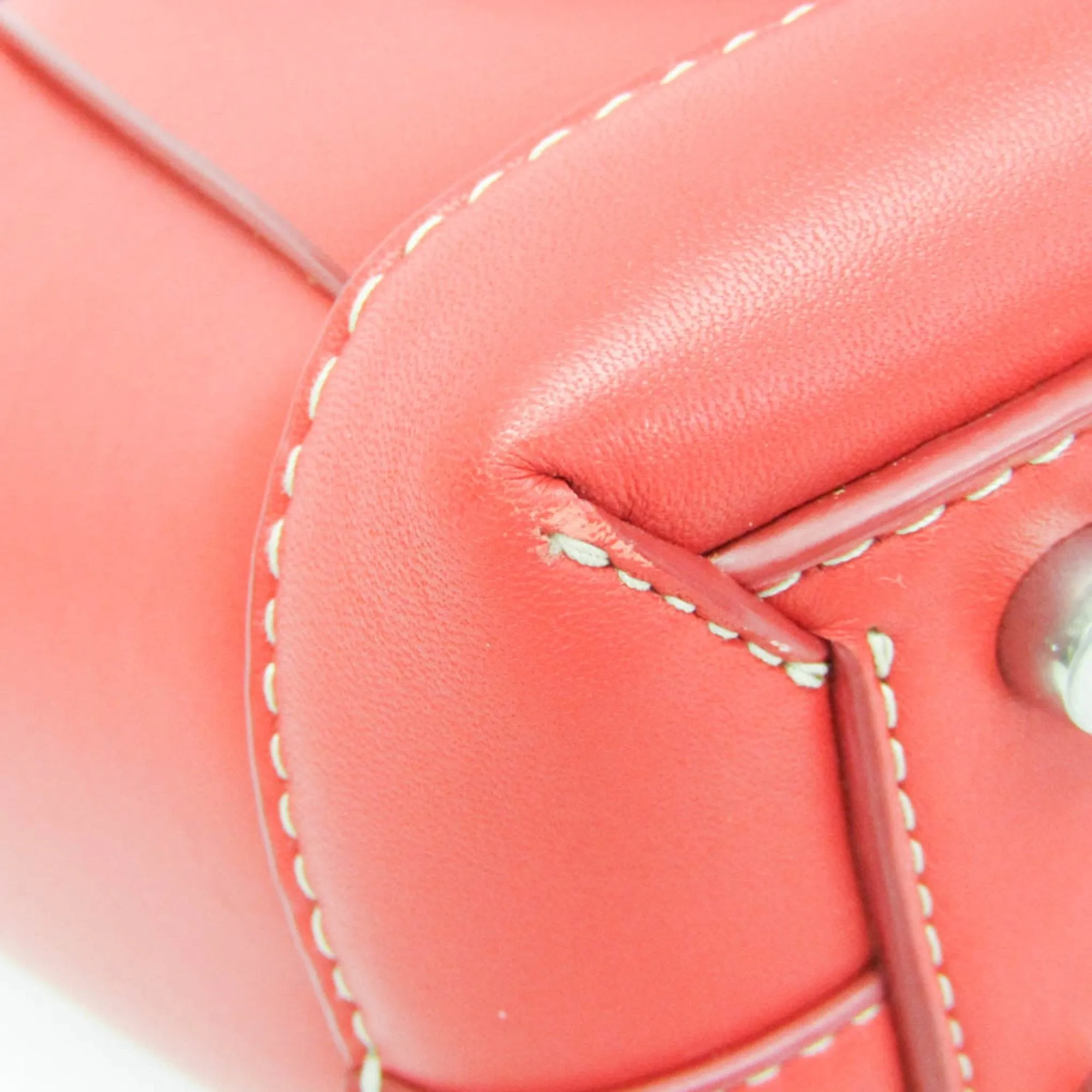 Bottega Veneta Arco Red Leather Bag