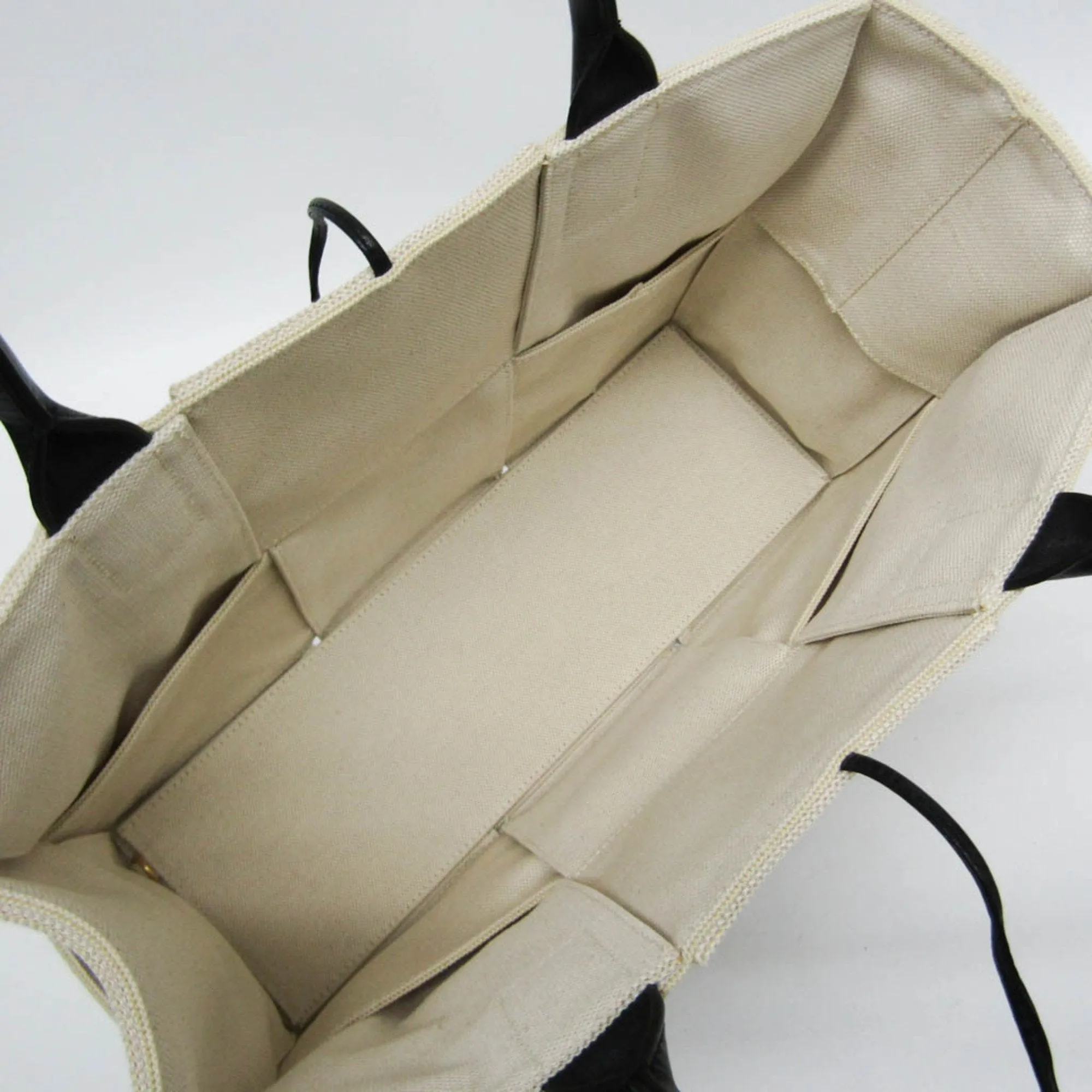 Bottega Veneta Arco White Canvas Bag