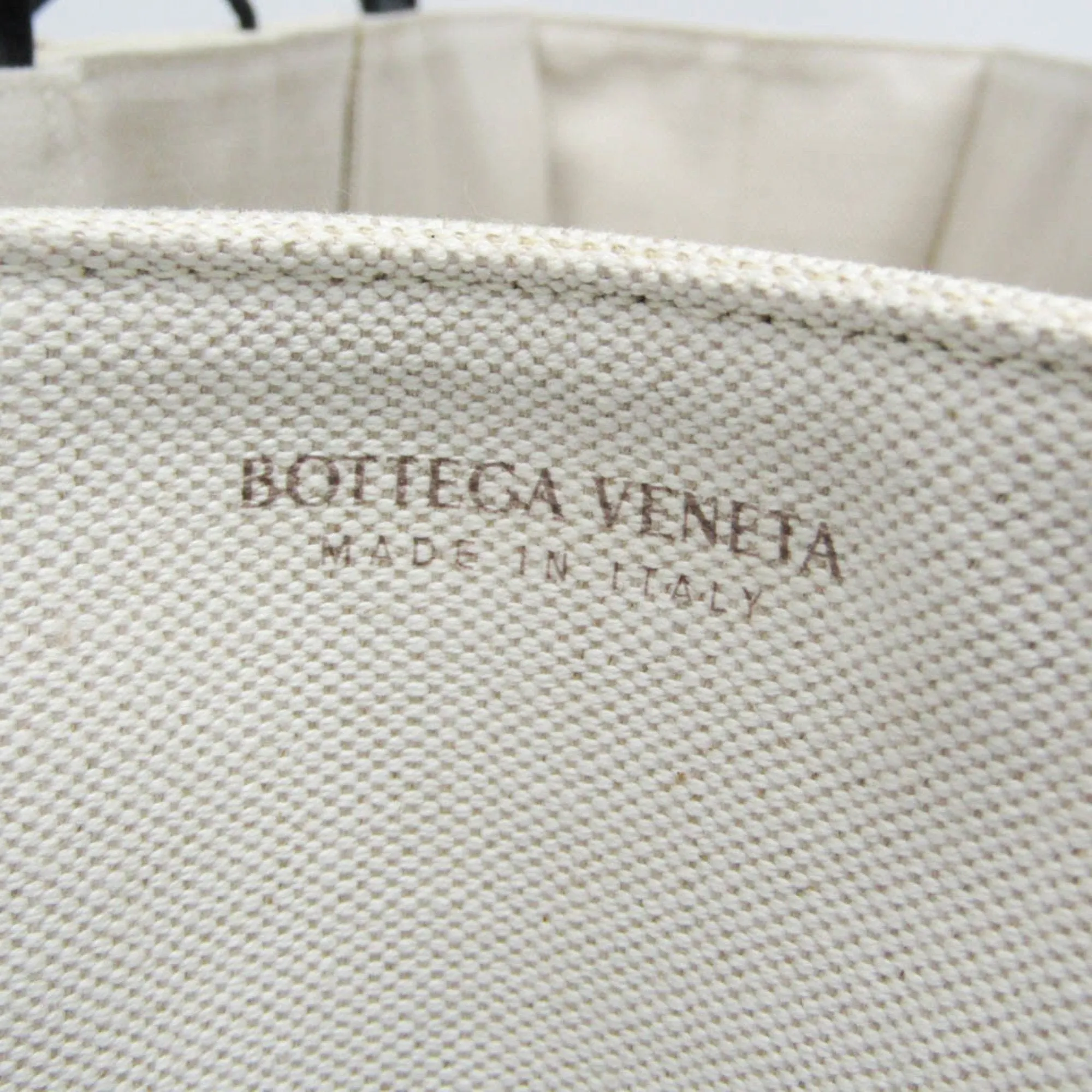 Bottega Veneta Arco White Canvas Bag