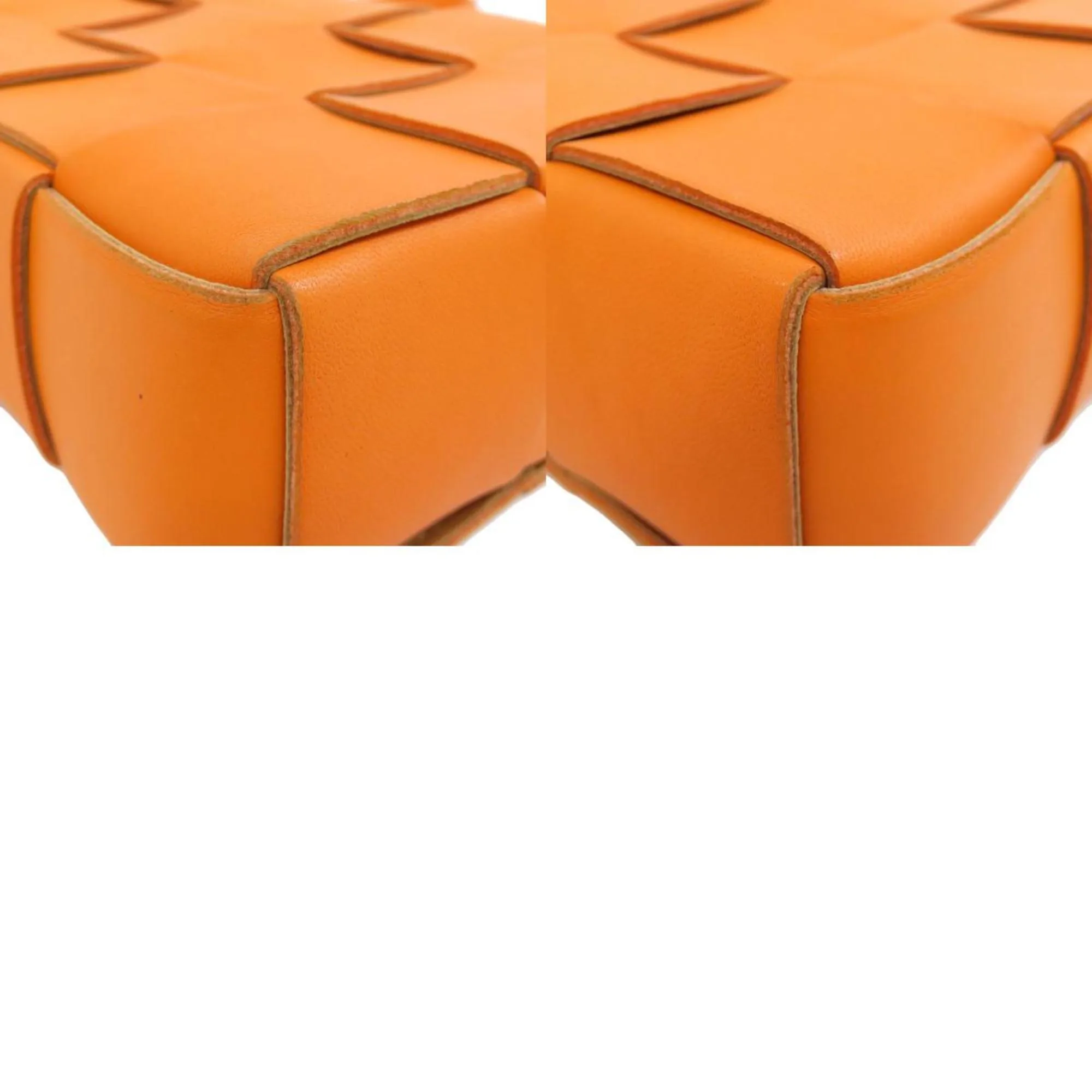 Bottega Veneta Cassette Orange Leather Bag