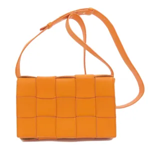 Bottega Veneta Cassette Orange Leather Bag