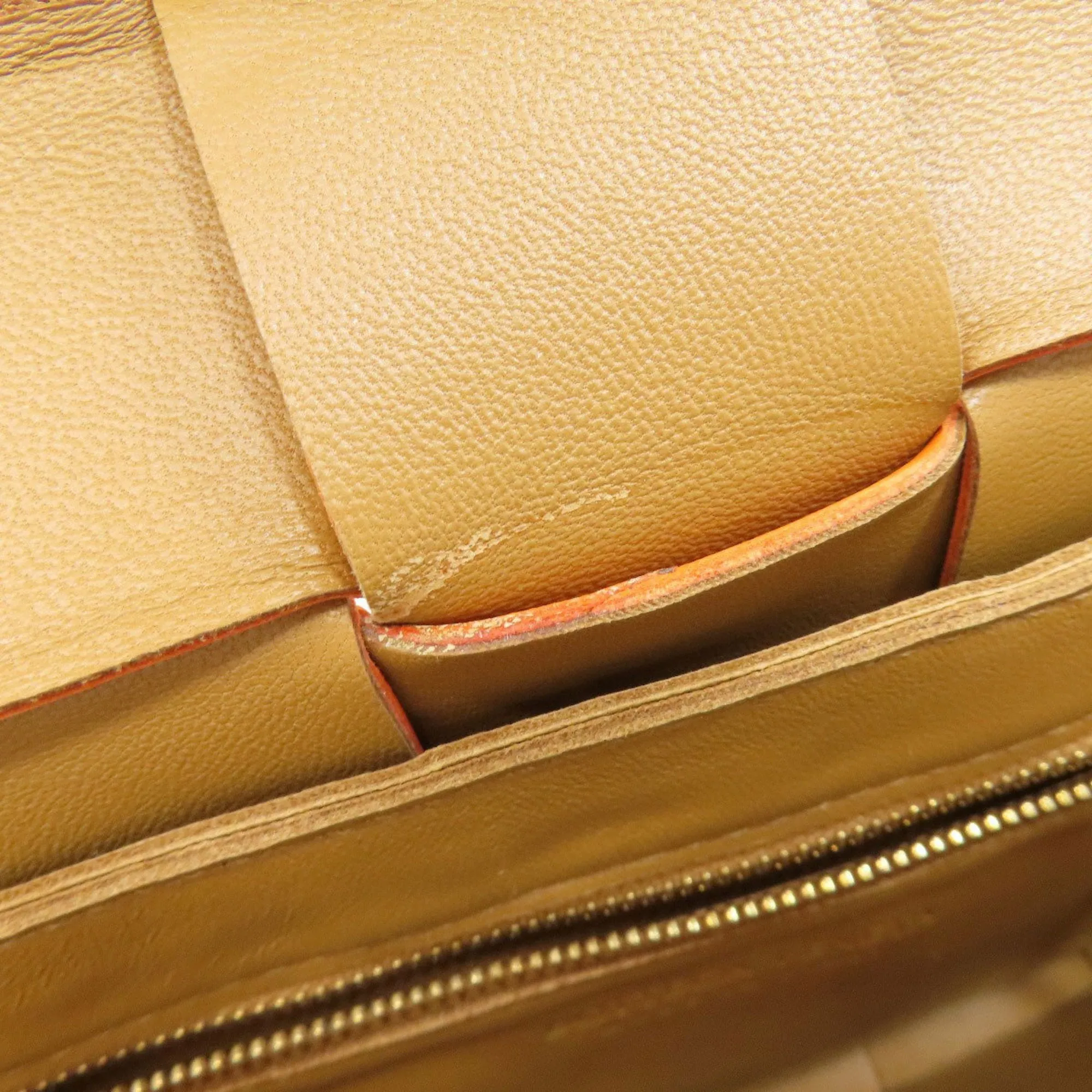 Bottega Veneta Cassette Orange Leather Bag