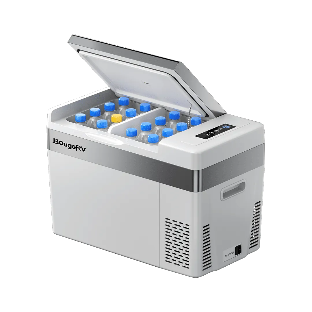 BougeRV 12V 30 Quart (28L) Portable Car Fridge