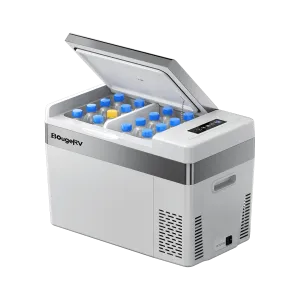 BougeRV 12V 30 Quart (28L) Portable Car Fridge