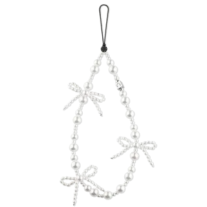 Bow Phone Charm - Frosted Bows
