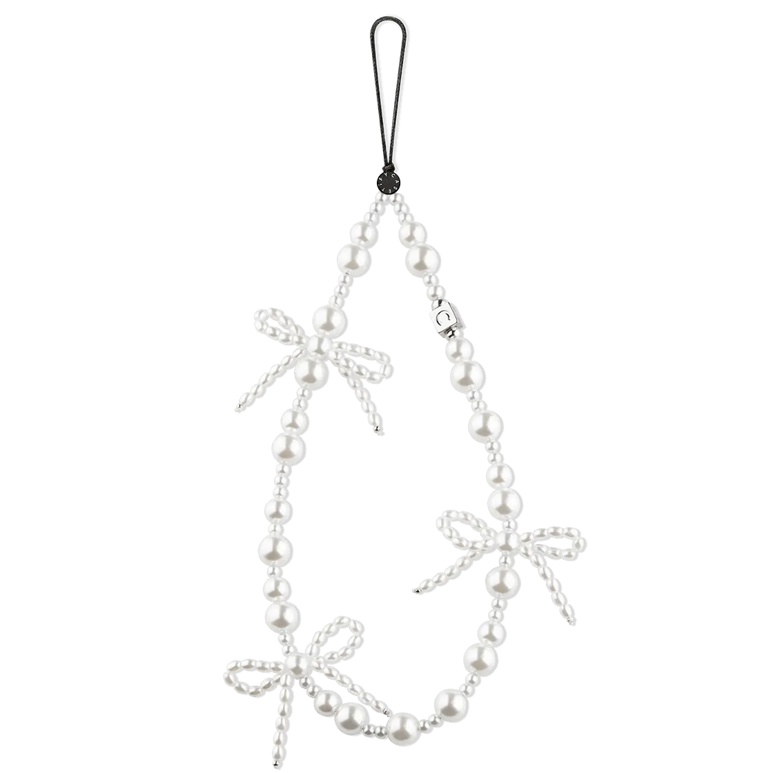 Bow Phone Charm - Frosted Bows
