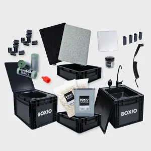 BOXIO SANITARY | All-In-One Camping Bathroom Bundle