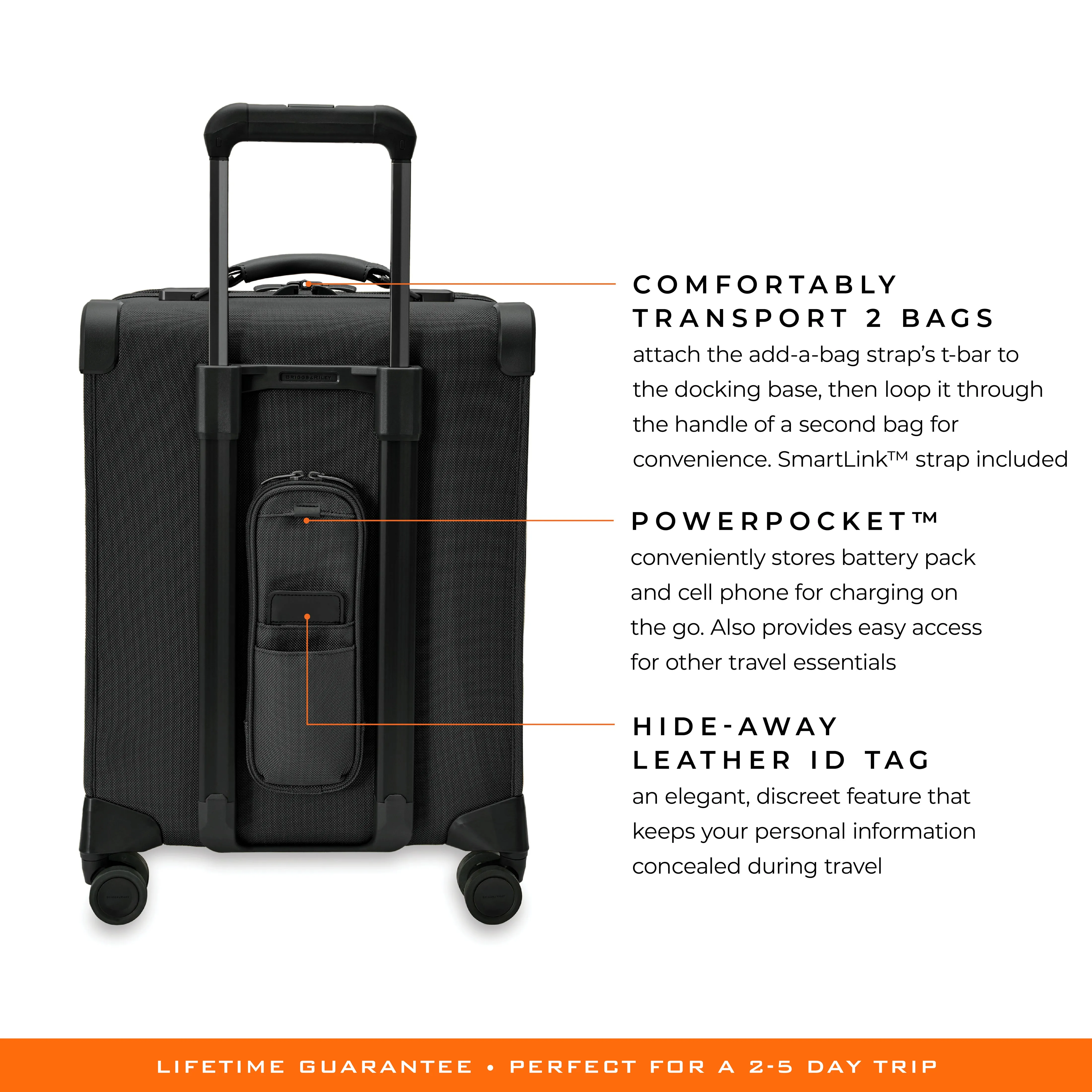 Briggs & Riley Baseline 21" Global Carry-On Expandable Spinner - Black