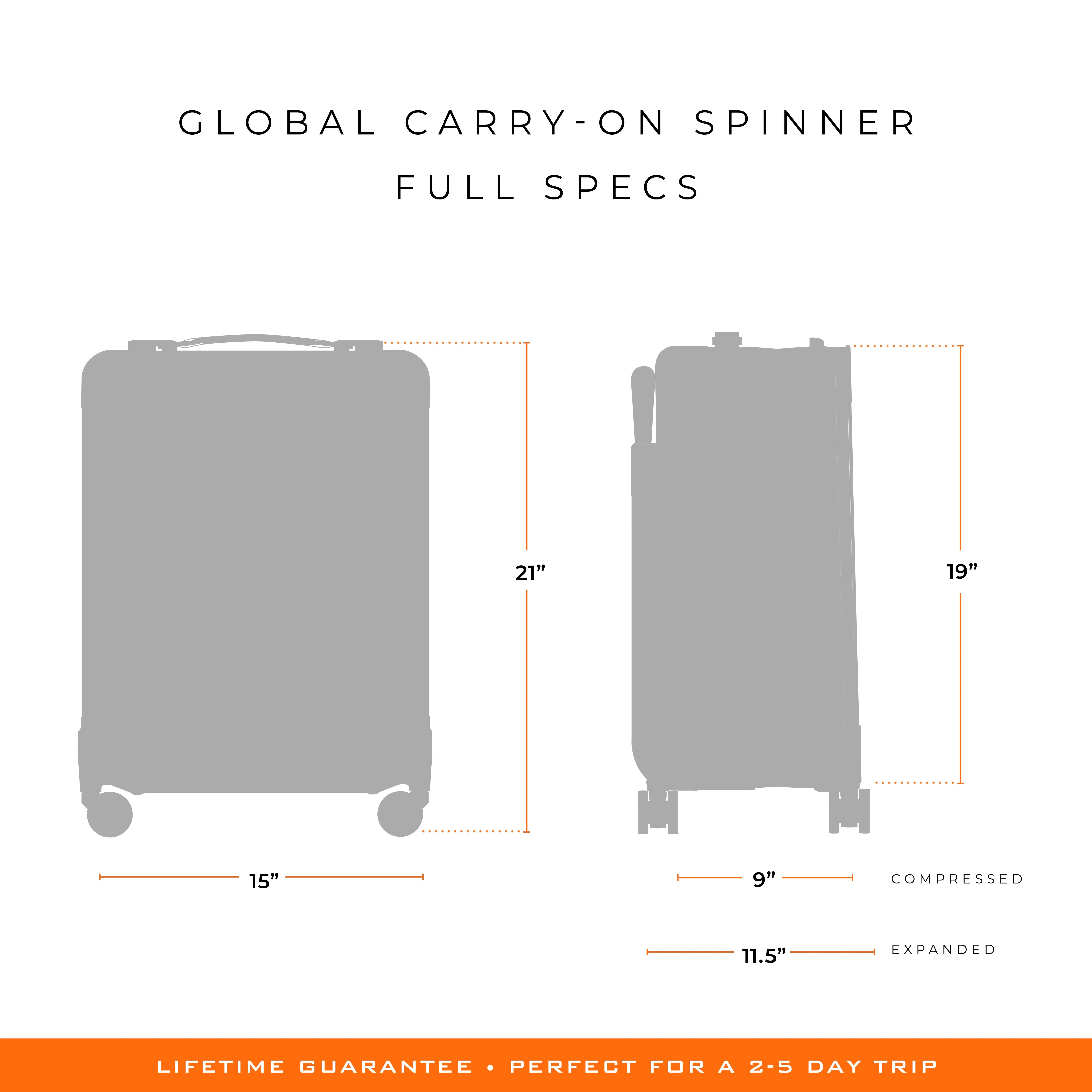 Briggs & Riley Baseline 21"  Global Carry-On Expandable Spinner - Olive