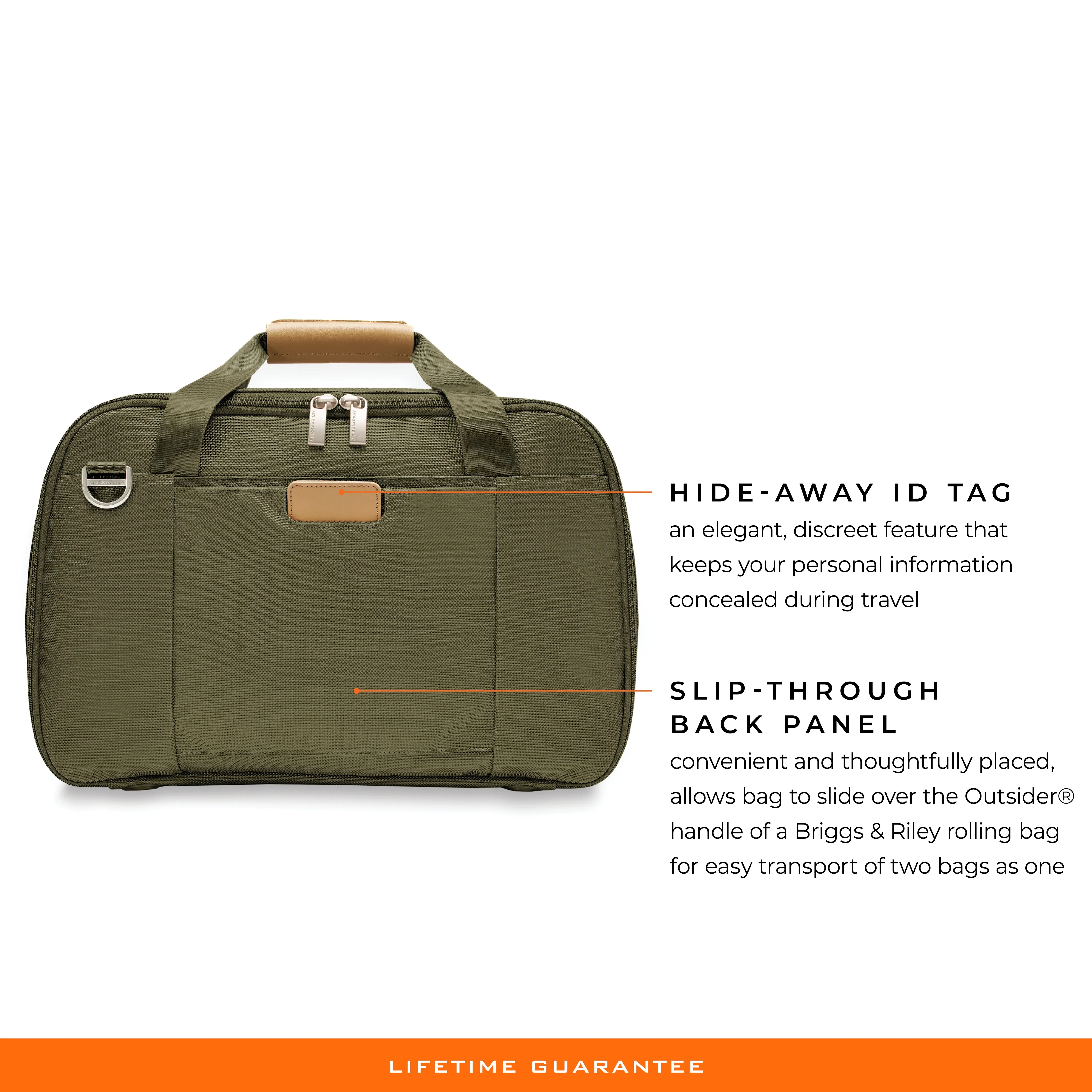 Briggs & Riley Baseline Expandable Cabin Bag - Olive