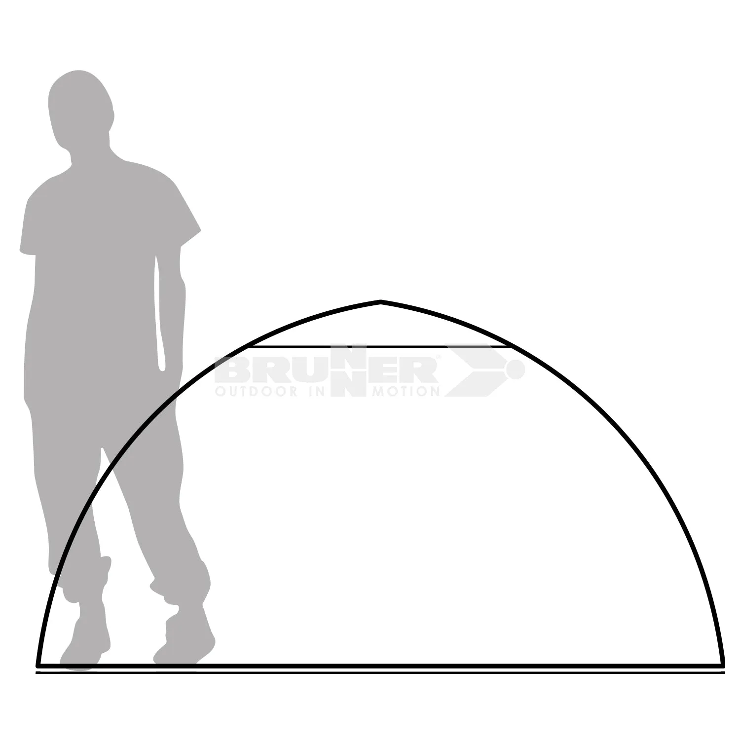 BRUNNER STRATO 2 TENDA MONOTELO DA 2 PERSONE LEGGERA E COMPATTA
