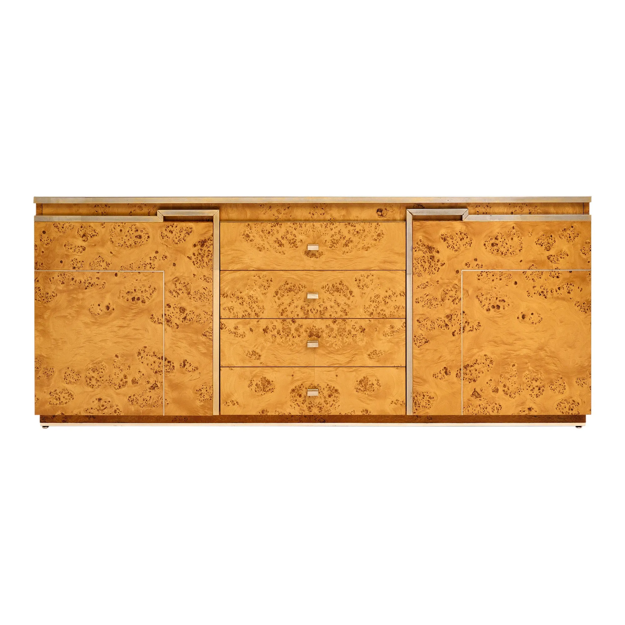 Burled Buffet Attributed to Jean-Claude Mahey