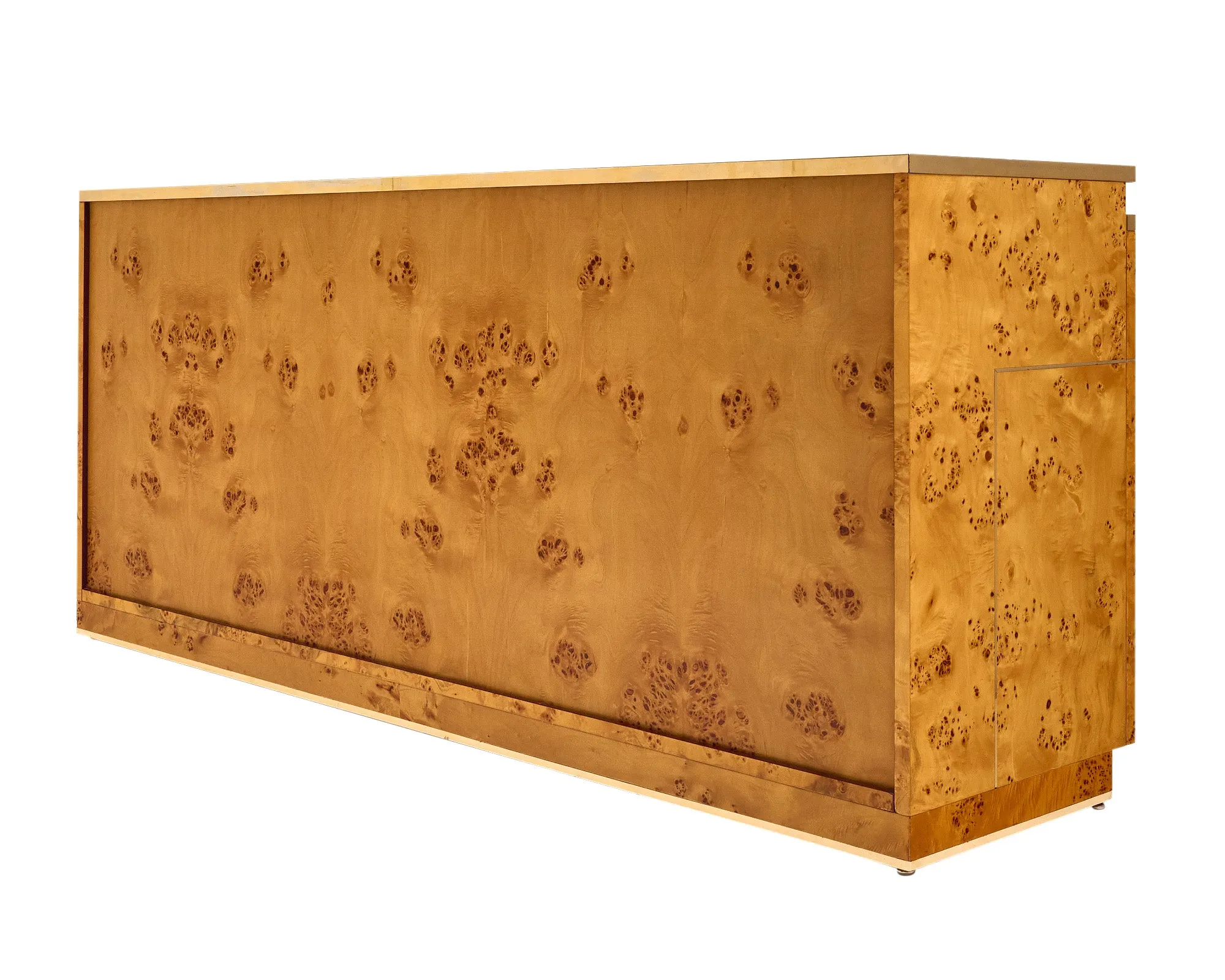 Burled Buffet Attributed to Jean-Claude Mahey