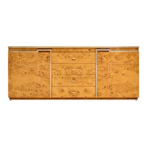 Burled Buffet Attributed to Jean-Claude Mahey