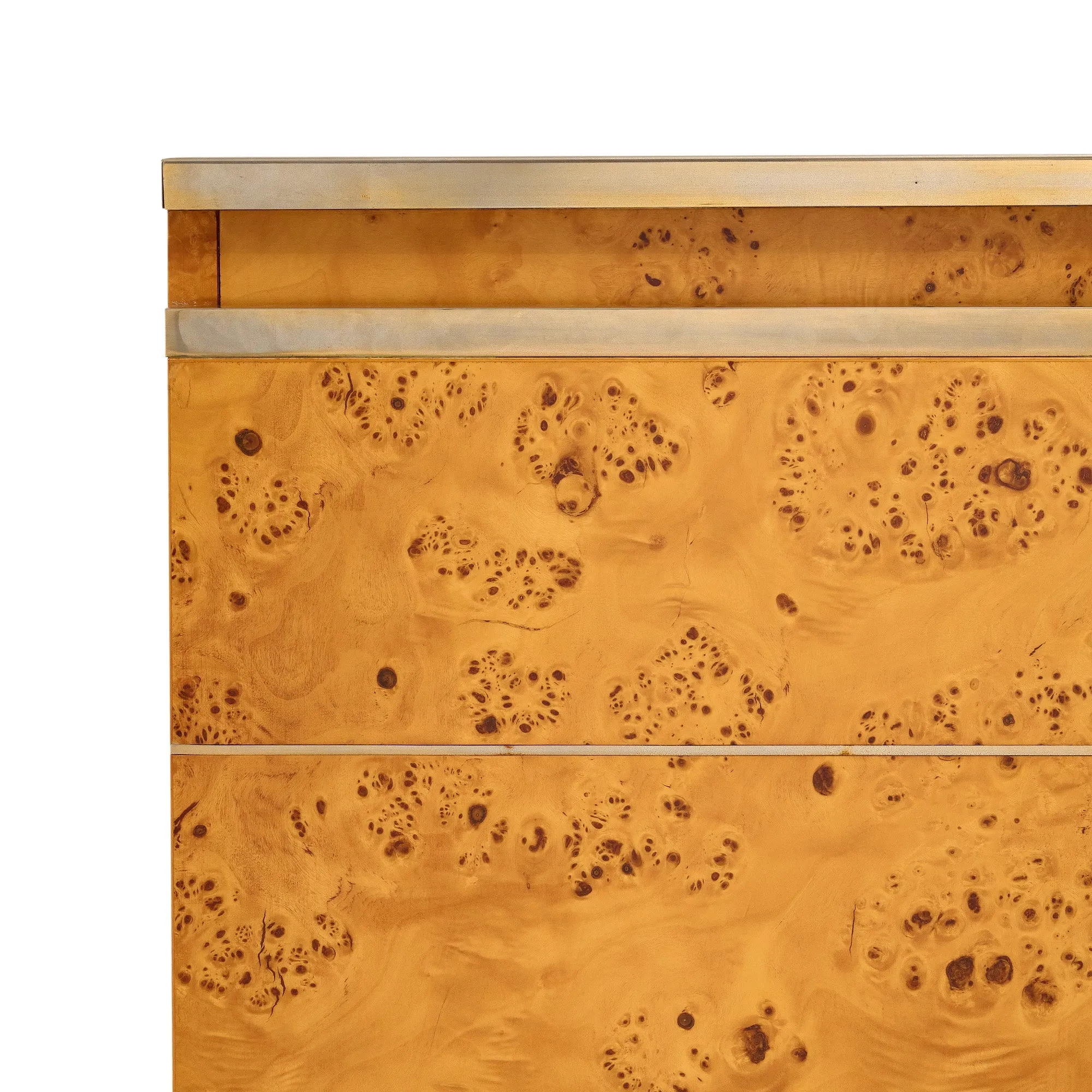 Burled Buffet Attributed to Jean-Claude Mahey
