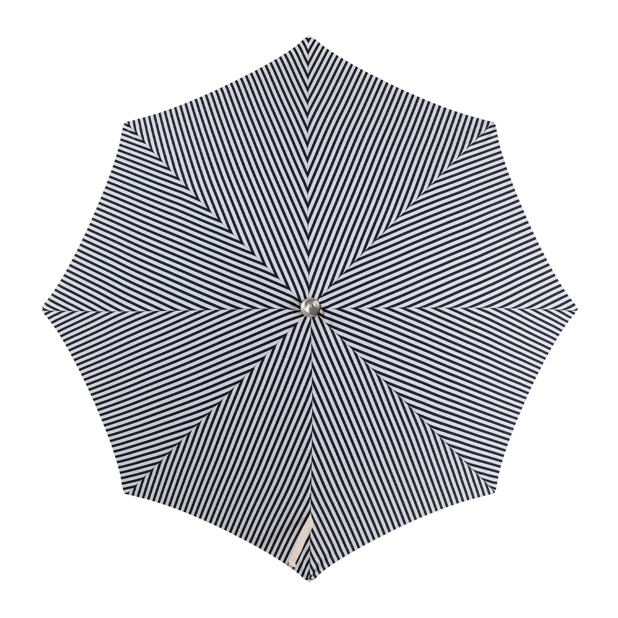 Business & Pleasure Co. The Premium Beach Umbrella - Lauren's Navy Stripe