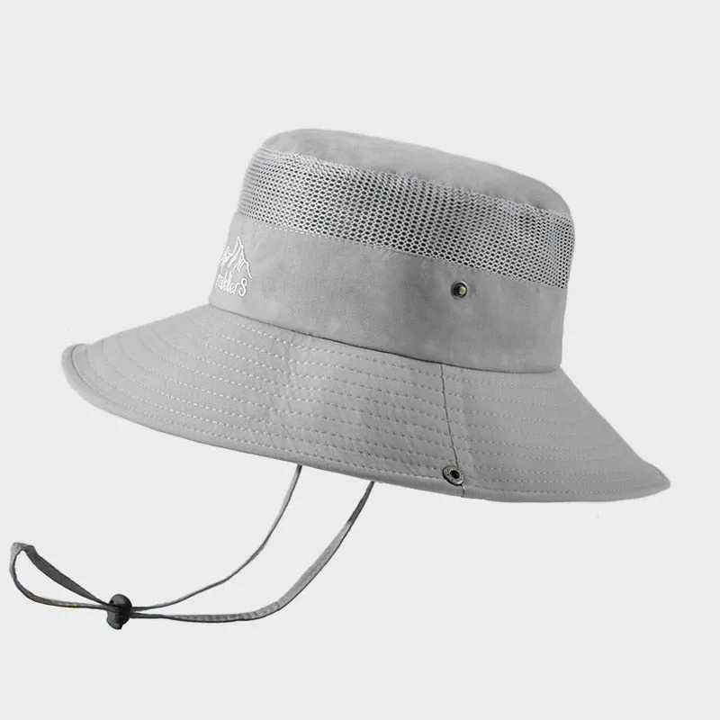 Camping Hat With Lighteright Breathable Mesh