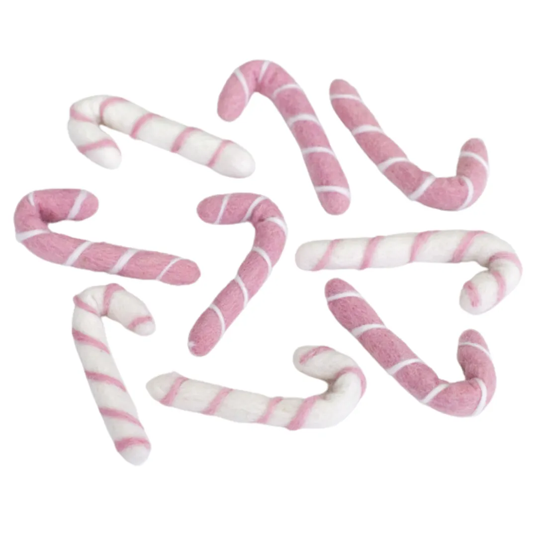 Candy Canes- Pink, White