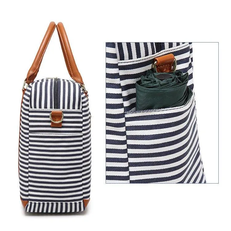 Canvas Carry-on Tote Duffel in Trolley Handle