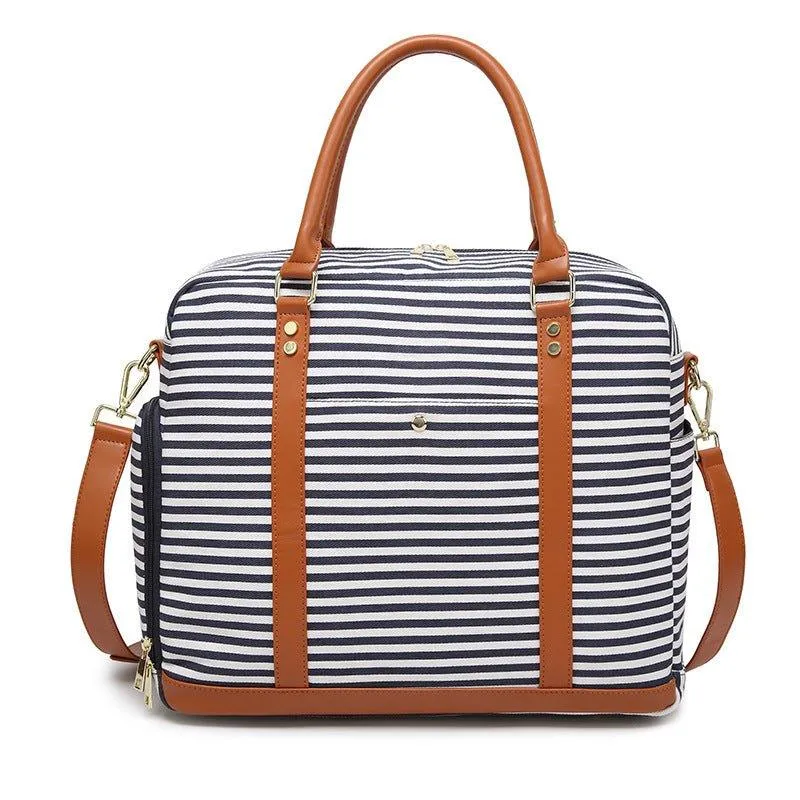 Canvas Carry-on Tote Duffel in Trolley Handle