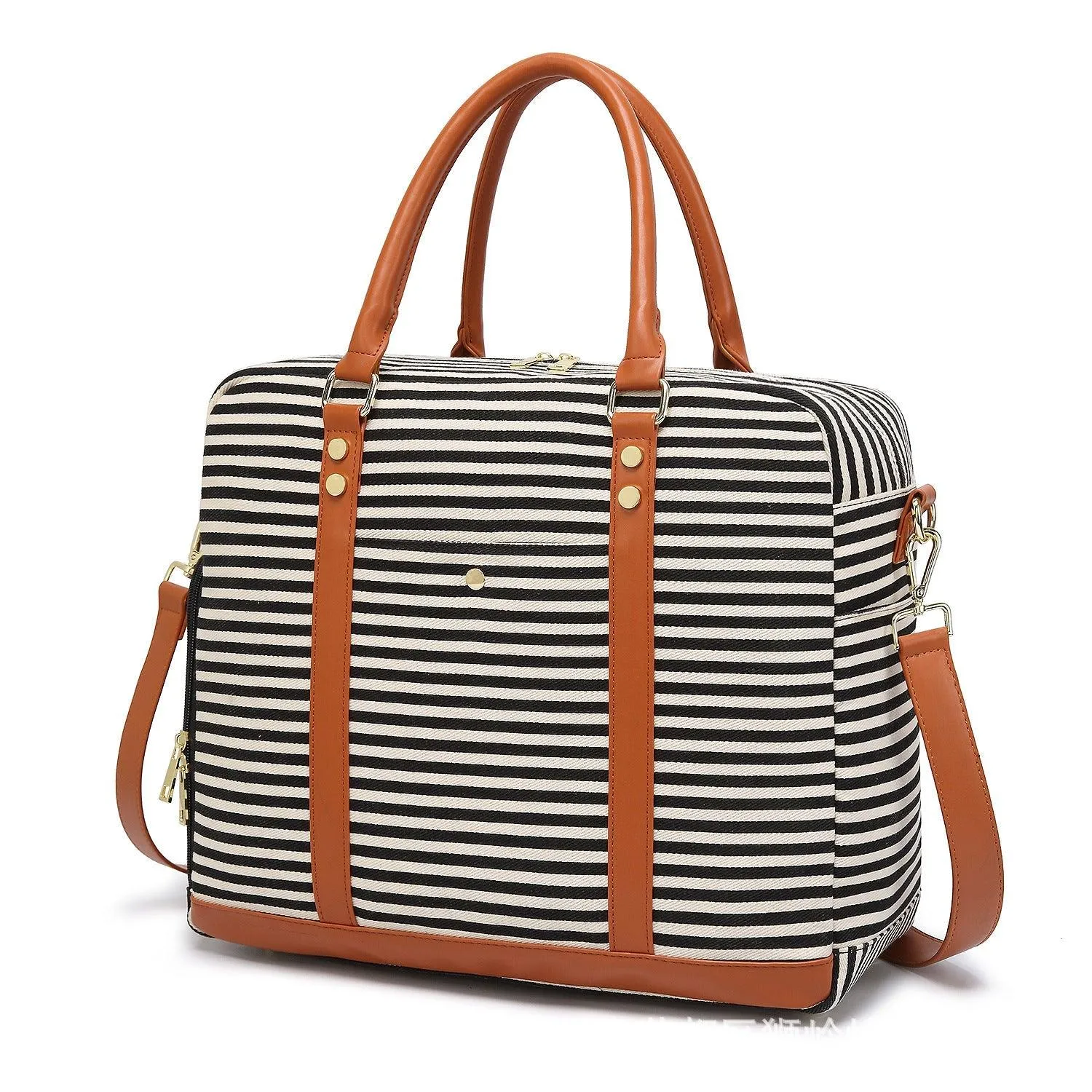 Canvas Carry-on Tote Duffel in Trolley Handle