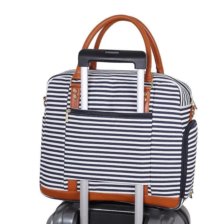 Canvas Carry-on Tote Duffel in Trolley Handle