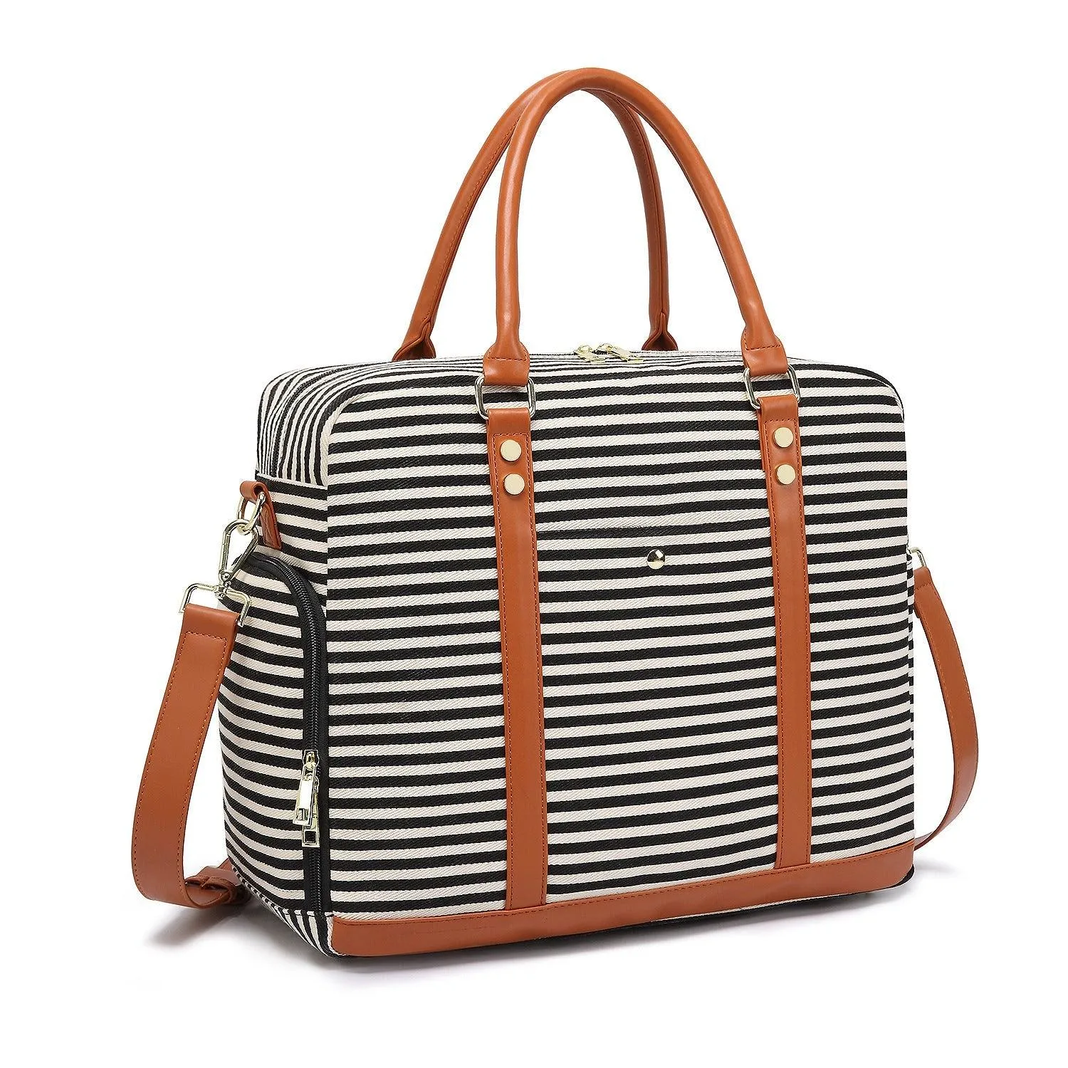 Canvas Carry-on Tote Duffel in Trolley Handle
