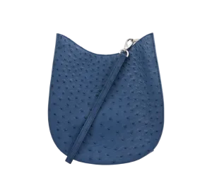 Capri in Cobalt Blue Ostrich by Cape Cobra