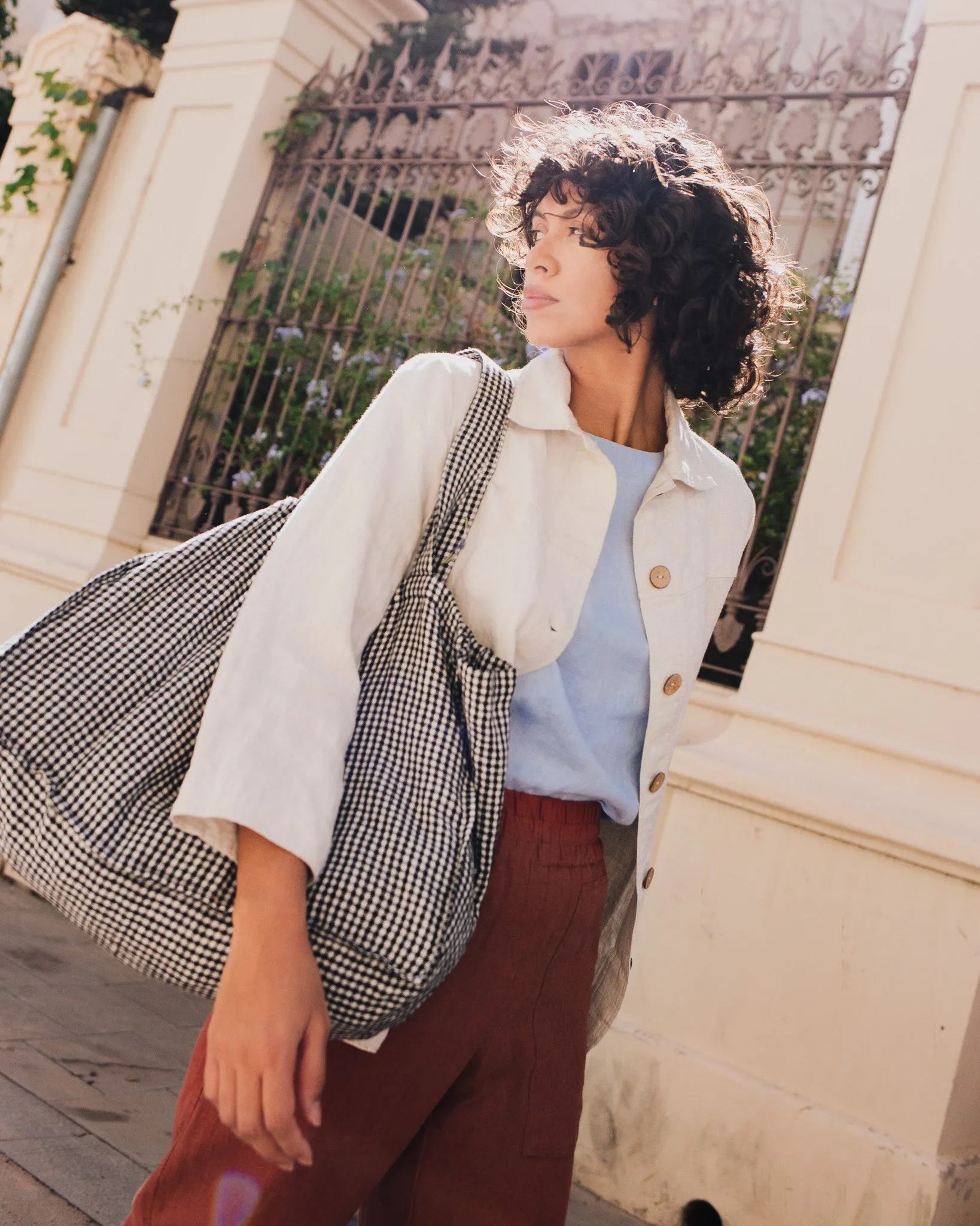 Carry All Linen Tote Bag