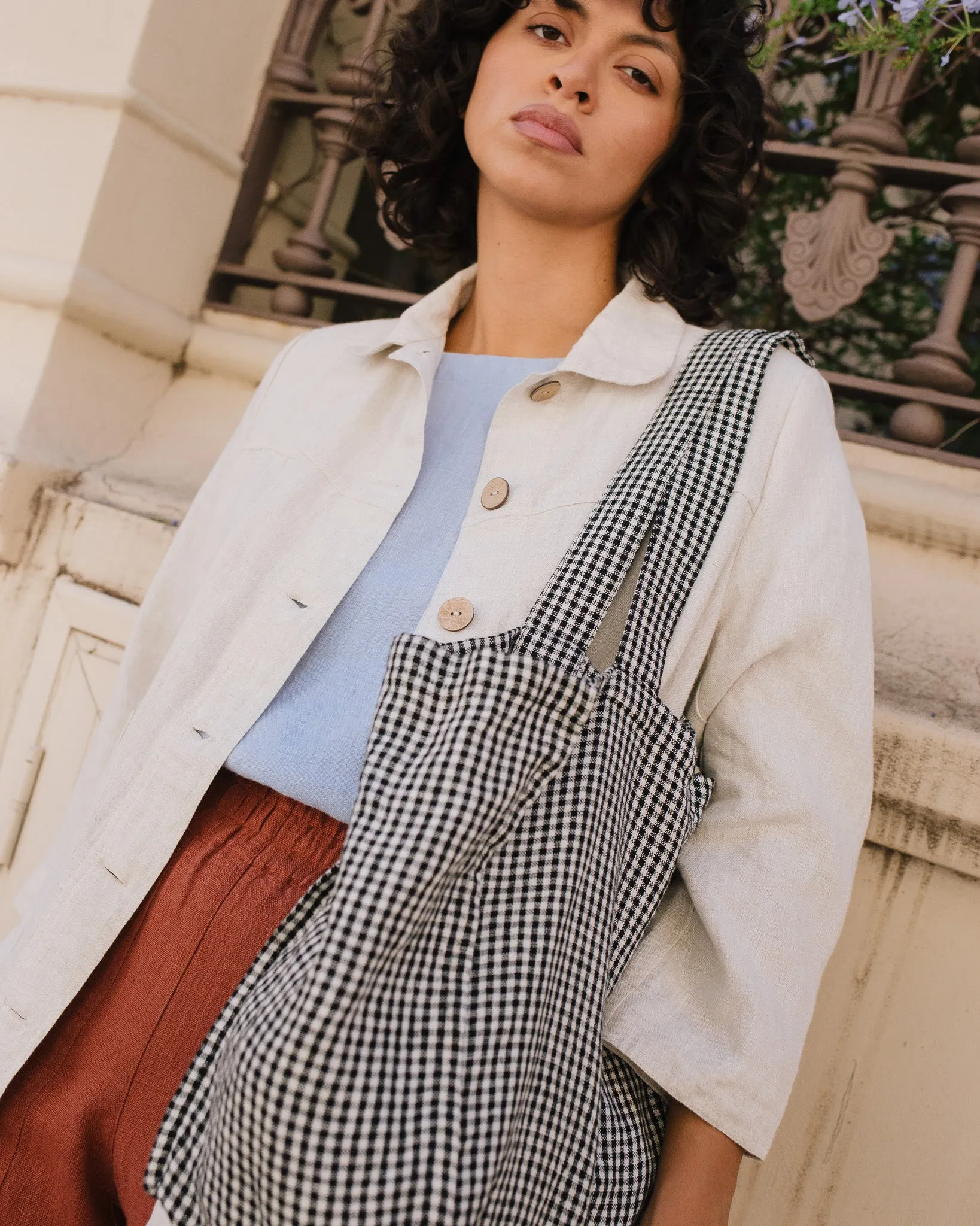 Carry All Linen Tote Bag