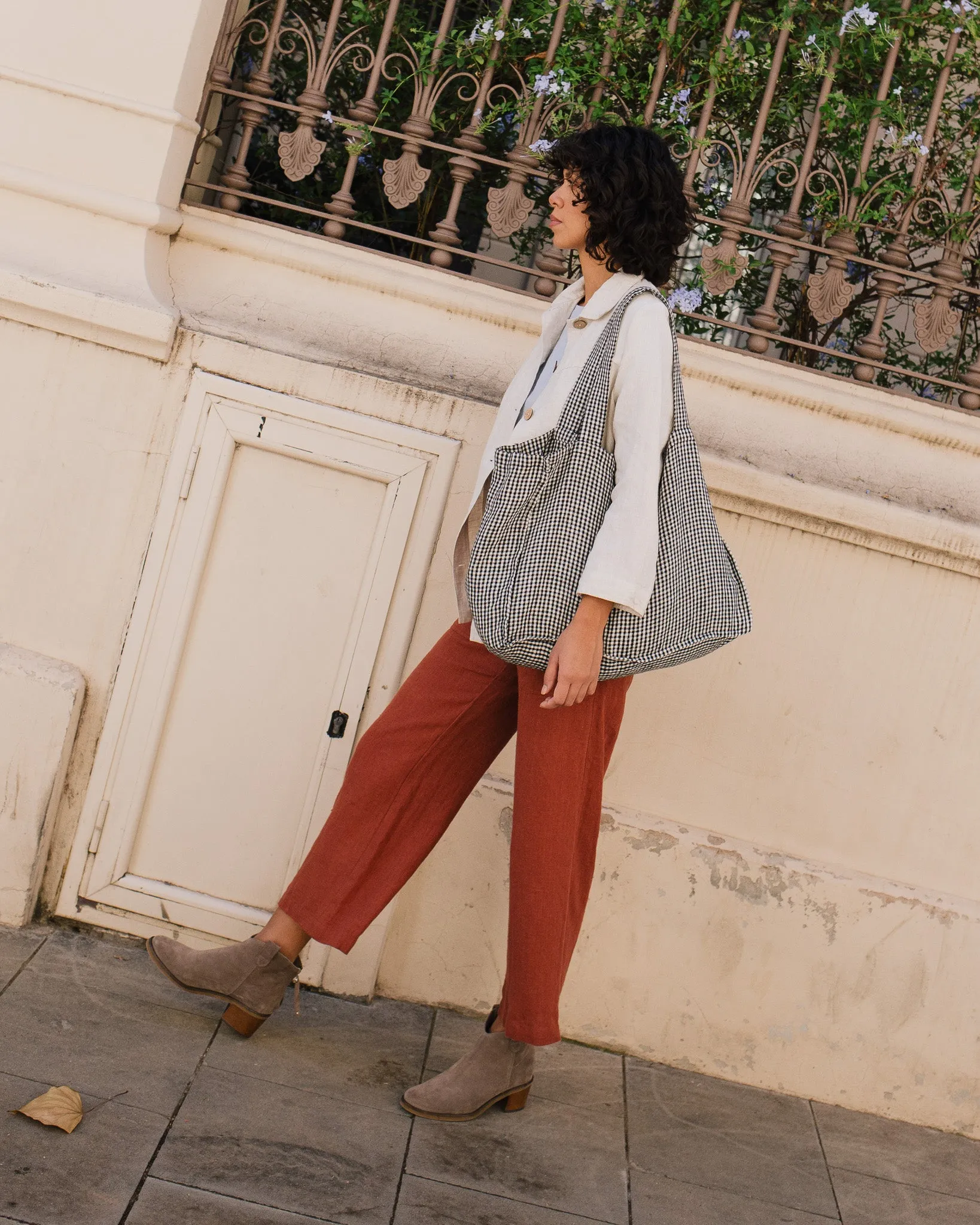 Carry All Linen Tote Bag