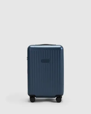 Carry On Expandable Suitcase - Moonlit Ocean Blue