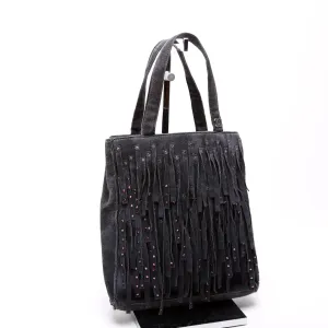 CC Suede Fringe Vintage Mini Tote 6m