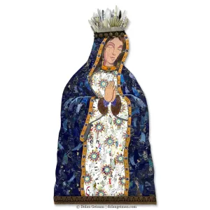 CELESTIAL QUEEN original metal wall sculpture