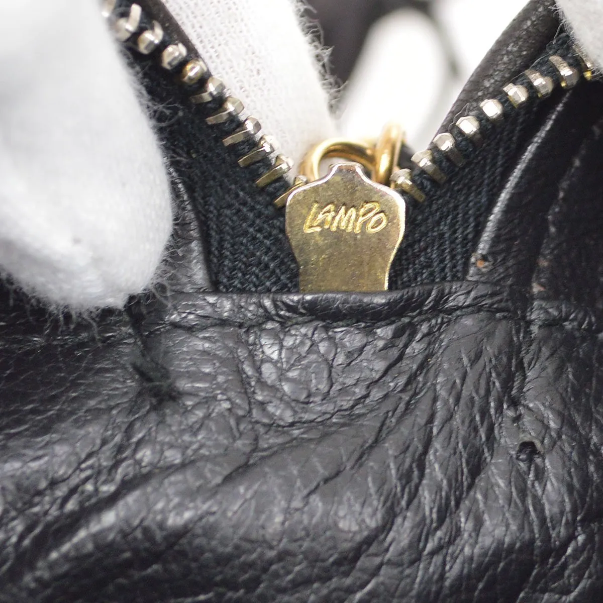 CHANEL 1994-1996 Triple CC Camera Bag Mini Black Lambskin 82561