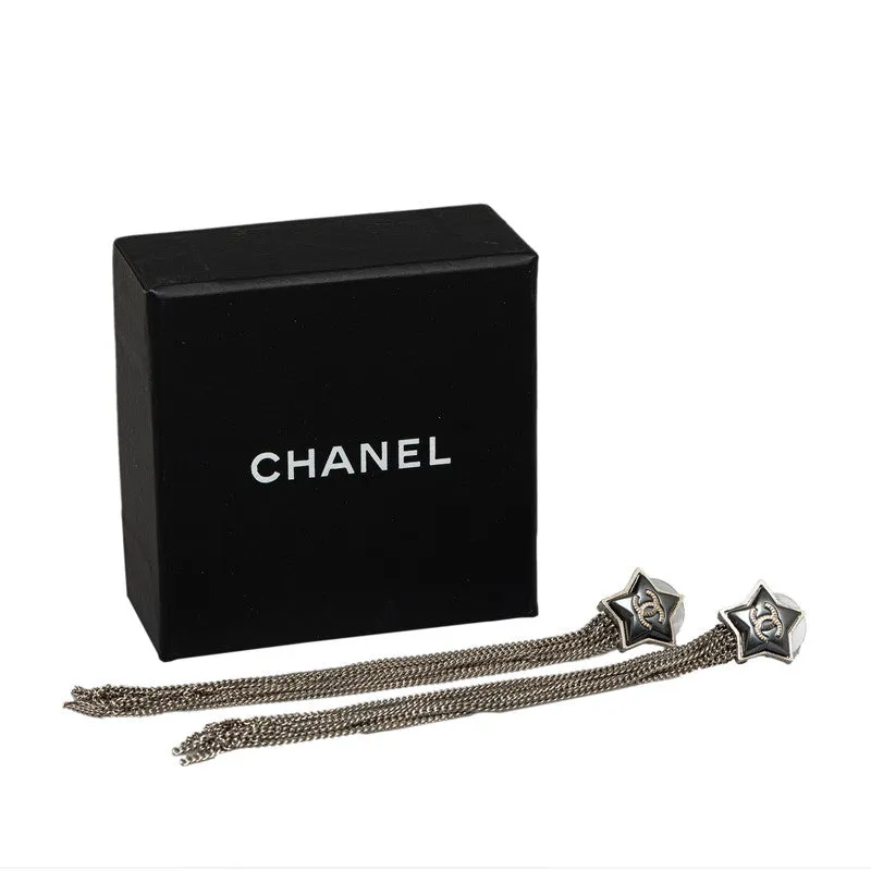 CHANEL COCOMARK STARMOTHIEF FRINGE PIERS SILVER METAL LADY CHANEL LOVE MARKET SHOP