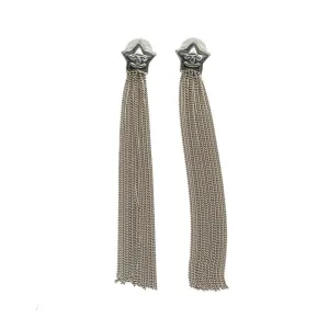 CHANEL COCOMARK STARMOTHIEF FRINGE PIERS SILVER METAL LADY CHANEL LOVE MARKET SHOP