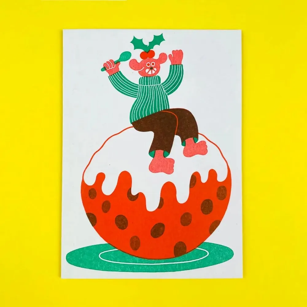 Christmas Pudding Card
