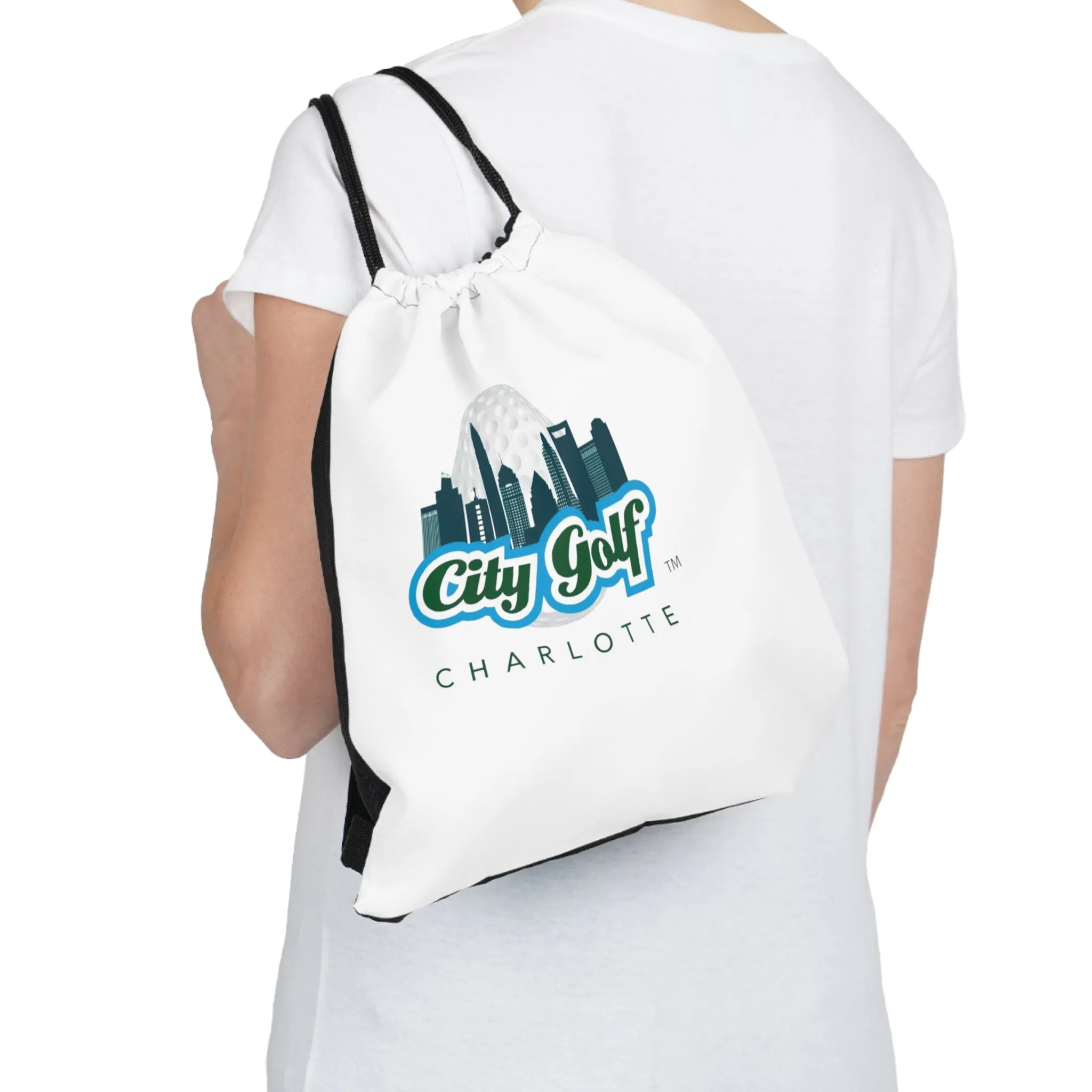City Golf Charlotte Outdoor Drawstring Bag